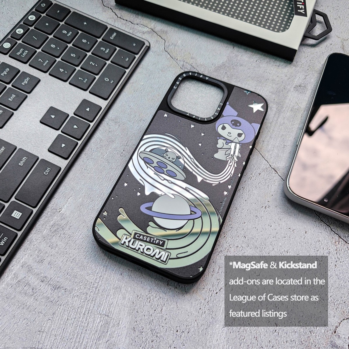 iPhoneアクセサリー CASETiFY Kuromi iPhone17Pro Kuromi™ & My Melody™ 20th Anniversary MagSafe® Compatible iPhone