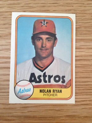 Nolan Ryan USA MLB Baseball TRADING CARD 1981