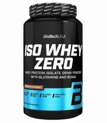 BIOTECHUSA BioTech USA Iso Whey Zero 908g Whey Protein Isolate powder with Glutamine & BCAA