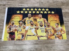 Nba Los Angeles Lakers 3x5 Banner Flag For Sale Online Ebay