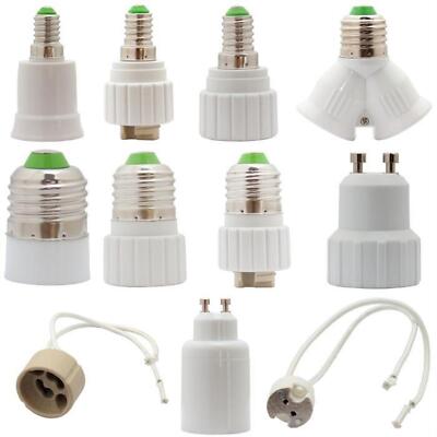 Lampensockel Adapter E14 E27 G9 GU10 MR16 Leuchtmittel Fassung Socket LED