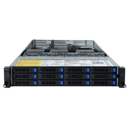 Gigabyte R282-Z93 Server 12X3.5"/2X EPYC 7282 CPU/128G RAM/2x NVIDIA L20 48G GPU - Bild 3 von 6