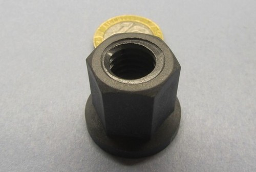 Flanged Hex Nut, Fiberglass, 1/2"-13 Thread x 7/8" H x 3/4" W, 5 Pcs - Picture 8 of 12