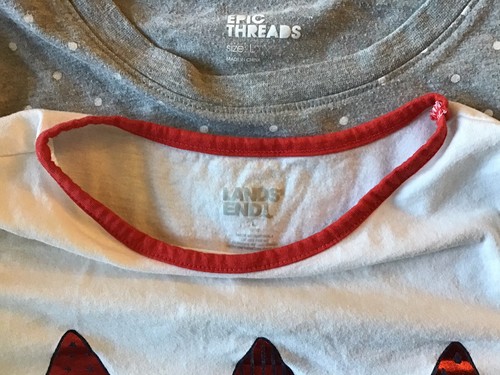 Girls T-shirts Lot of 5 Size Large 10/12 Cat & Jack Lands End Epic Threads - Picture 12 of 12