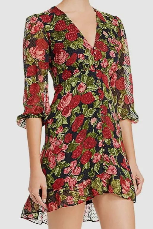 Kooples red hotsell floral dress