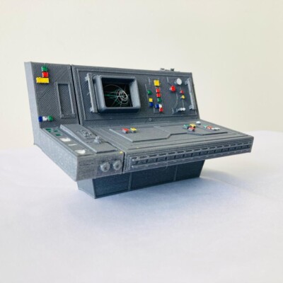 Custom Computer Console for 3.75 IN (1:18) Figure Diorama