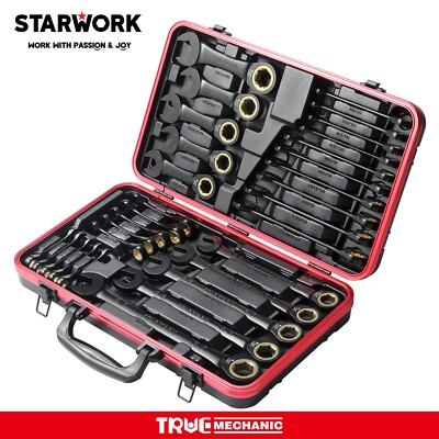 STARWORK TRUE MECHANIC  30-Piece, 120T, Ratcheting Wrench Set, Professional