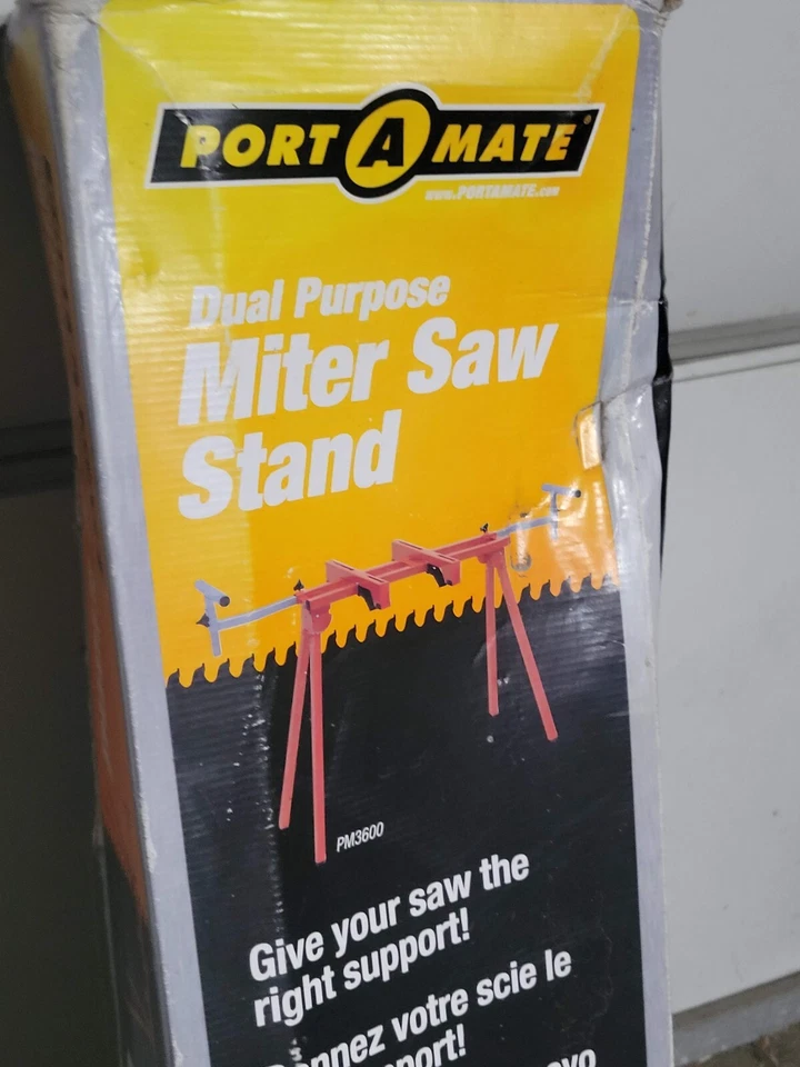 Porta A mate PM-3600- Suporte de serra esquadria dobrável resistente portamato NOVO NA CAIXA - Imagem 2 de 4