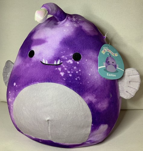 Squishmallows Easton Anglerfish Linterna Pez 12” Peluche Animal Coleccionable NUEVO - Imagen 3 de 14