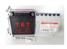 12V 9AH ATV BATTERY DIMENSION SIZE 5.25"X2.75"X5.25" M BA04