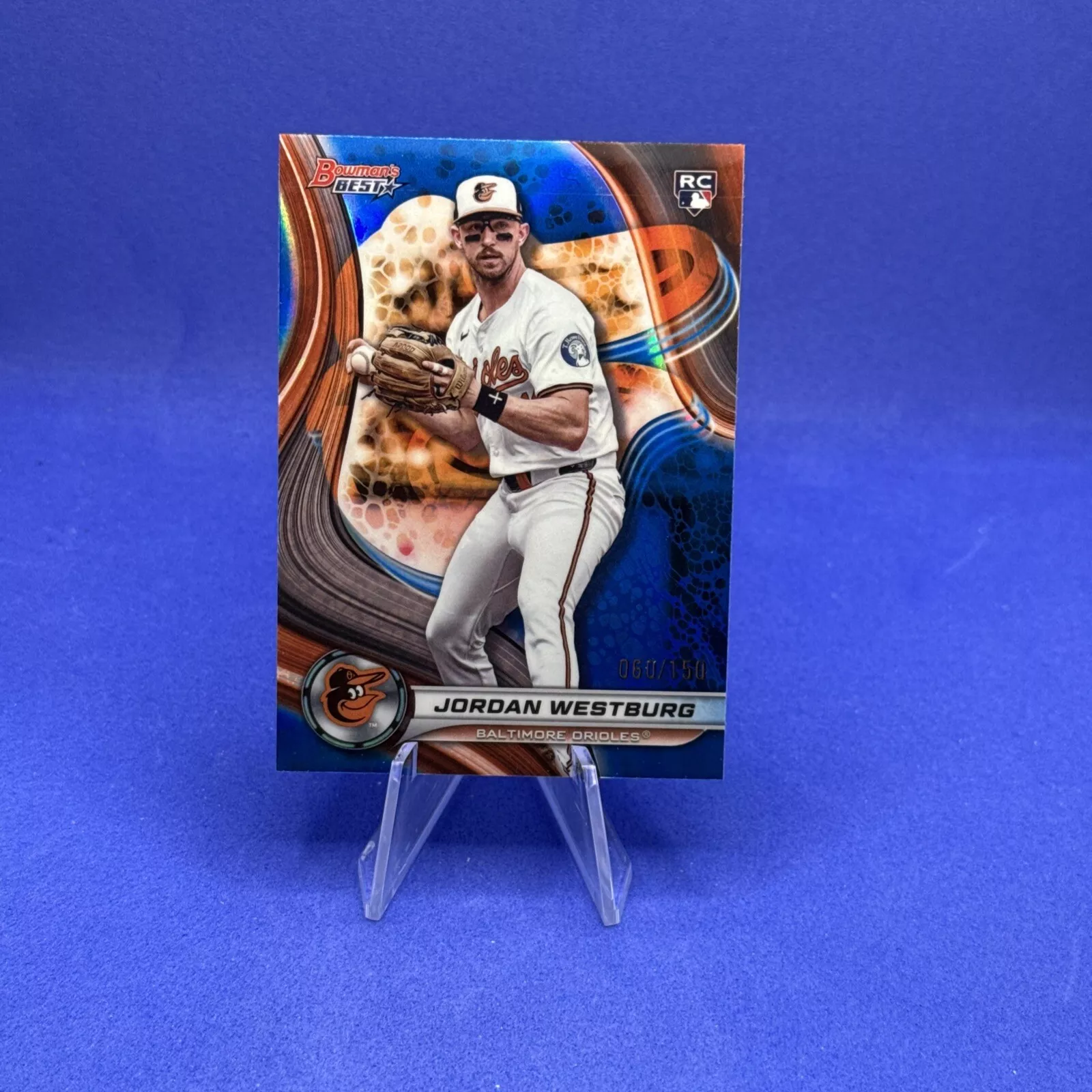 2024 Bowmans Best Jordan Westburg /150 Blue Refractor Rookie #11 - Orioles