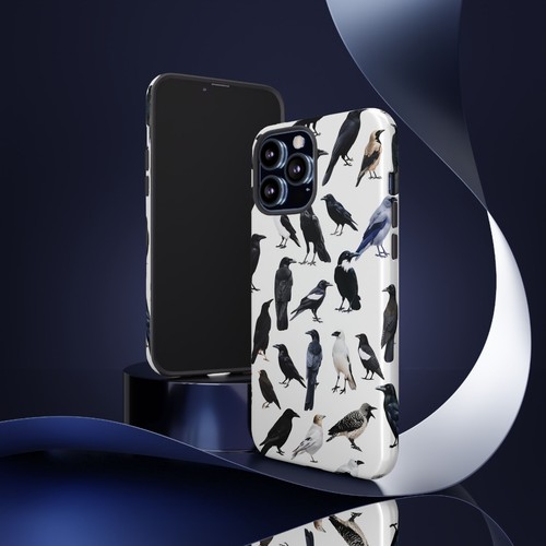 Bird Pattern on White - Phone Case for iPhone, Galaxy, Pixel - 第 103/281 張圖片