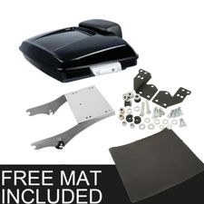 Razor Trunk Mount Rack Pad w/Docking Kit Fit For Harley Electra Road Glide 97-08