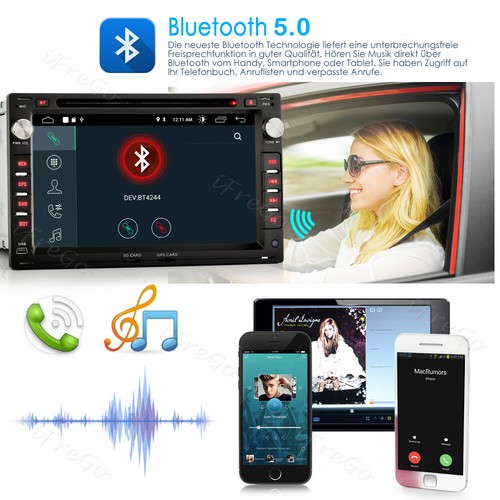 7" Android Autoradio DVD GPS Navi BT DAB+ für VW Polo, T4, Passat B5, Golf MK4 - Bild 11 von 12