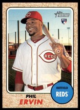 2017 Topps Heritage #551 Phil Ervin Rookie
