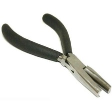 Half Round Concave Nose Pliers 5" Jewelers Beading Jewelry Repair Tool