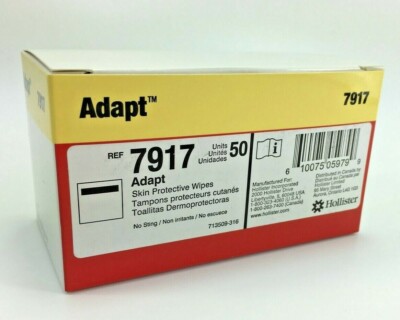 50 Hollister Adapt 7917 Skin Protective Wipes Exp. 2027-2028