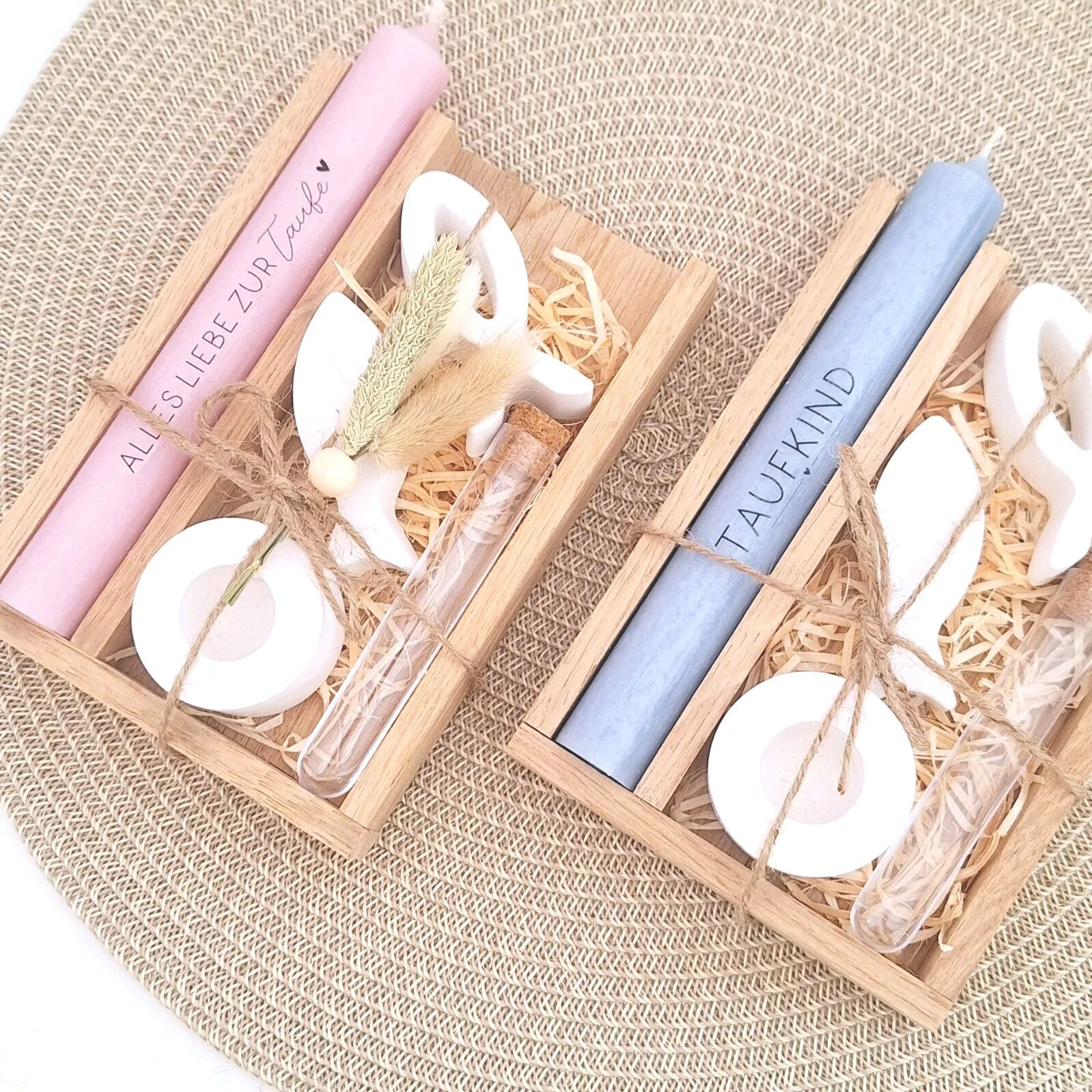 Taufe Geldgeschenk Geschenkset Taufgeschenk für Mädchen und Jungen