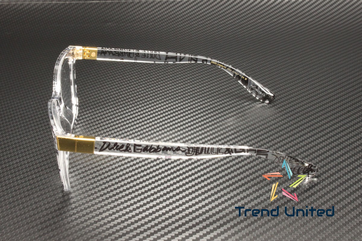 DOLCE & GABBANA DG5076 3314 Trans Graffiti Demo Lens 55 mm Women 