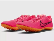 Size 12.5 New Nike Zoom Mamba 6 Hyper Pink Orange Racing Track Spikes DR2733-600
