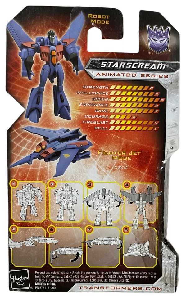 Transformers Universe Serie Animada Starscream Minicon Figura NUEVO Leyendas 2008 Foto 2 de 2