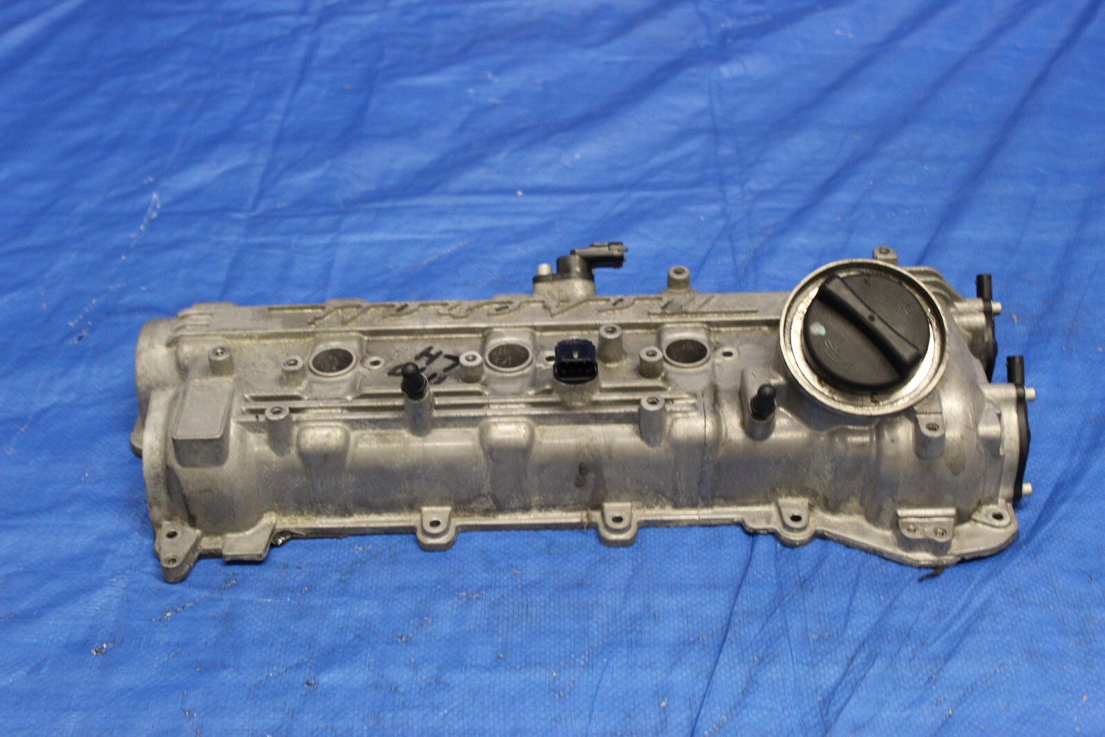 2017 MASERATI GHIBLI SEDAN S OEM LH DRIVER ENGINE VALVE COVER #1140
