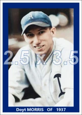 Doyt Morris - 1937 Philadelphia Athletics - choose a size - colorized print
