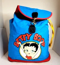 Vintage 1994 Betty Boop Cinch Backpack See Desc & Pics Used Fast Shipping