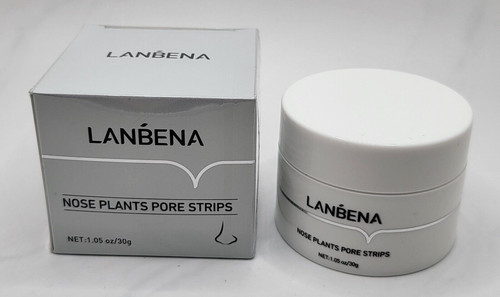 60x LANBENA Plant Pore Strips Blackhead Remover Nose Acne Cleansing Peel Off US