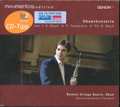 Oboe Concertos: By J.S. Bach, Telemann, C.P.E. Bach [CD] Neu Digi/1015