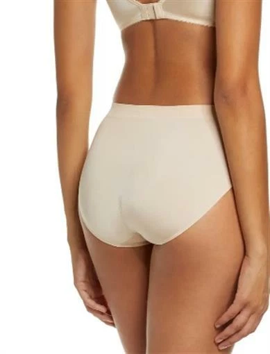 Wacoal 263359 Women B-Smooth Hi Cut Brief Underwear Naturally Nude Size Medium - Image 2 of 2