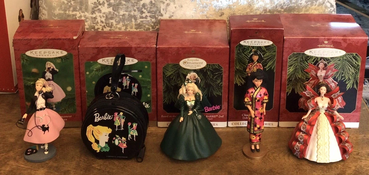 Vintage barbie on sale ornaments