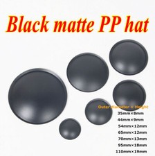 Horn Speaker Dust Cap Speaker Repair Accessories Plastic Dust Black Matte PP Hat
