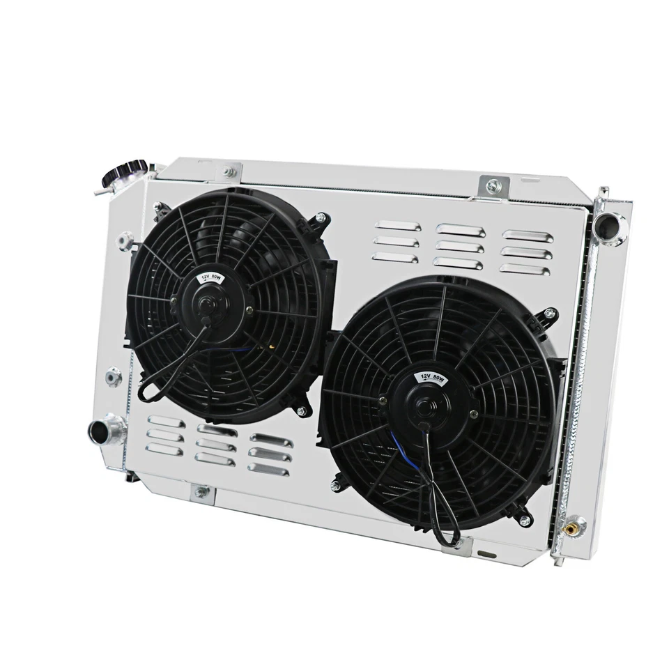 Relé de ventilador de cubierta de radiador de 4 filas para Ford Mustang Lincoln Murcury CC138 1975-93 Foto 3 de 4