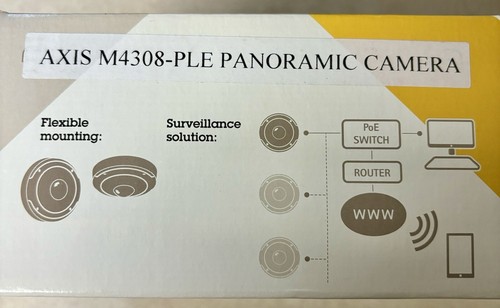 Axis M4308-PLE Network Panoramic Dome Camera 02100-001. - Picture 4 of 5