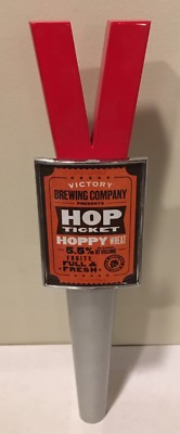 Victory Brewing Company Hop Ticket Hoppy Wheat Beer Tap Handle  
