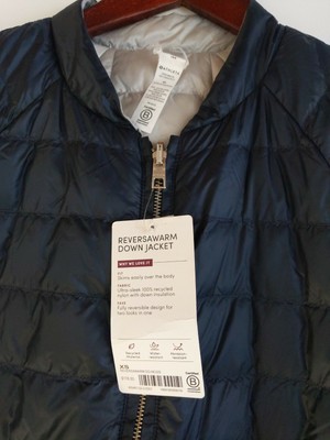 Athleta Reversawarm Down Jacket In Blue 