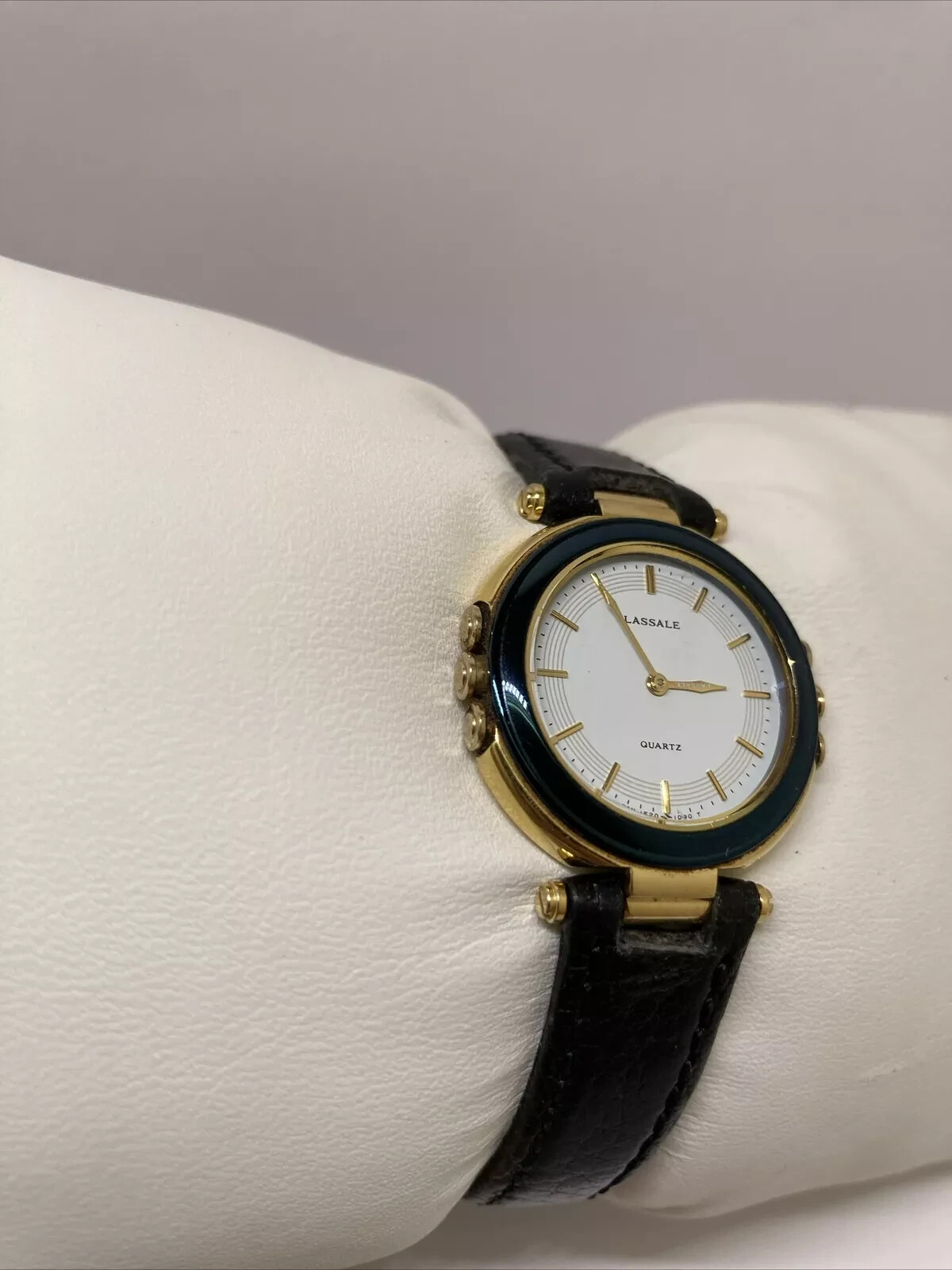 Lassale By Seiko 1F20-0D49 Women's Gold Tone & Blue … - Gem