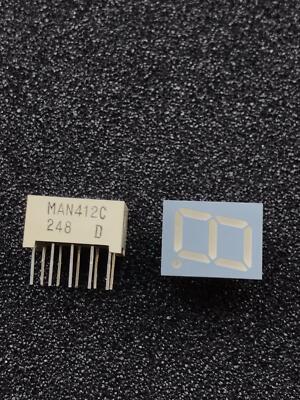 MAN412C - Single Digit Stick Display 0.39 Inch(9.9mm) Bright Red - Fairchild FSC