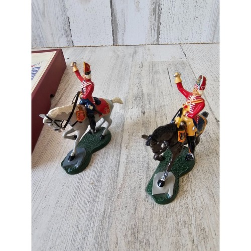 Union jacks personal grenadiers mounted horses as is set metal toy soldier figur - Picture 4 of 7
