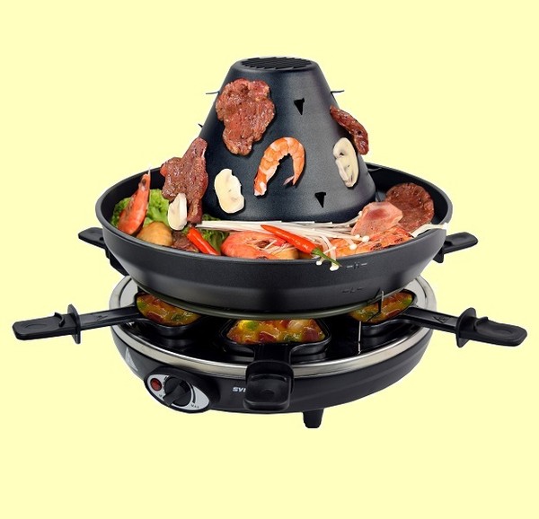 Tatarenhut Grill Raclette FüR 6 Personen Syntrox-image