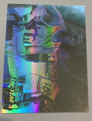 1991-92 Upper Deck - DENNIS RODMAN #AW9 - Hologram Card Award Winner  Defensive | eBay