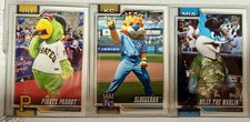Topps MLB Mascots 75 Series One 2026 Trading Card Lot 8 Cards Parrot, Sluggerrr