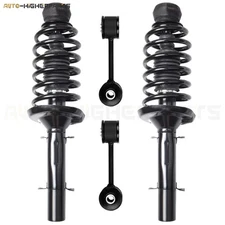 For 2001-2005 Volkswagen Jetta Golf Front Strut Assembly & Sway Bar End Links