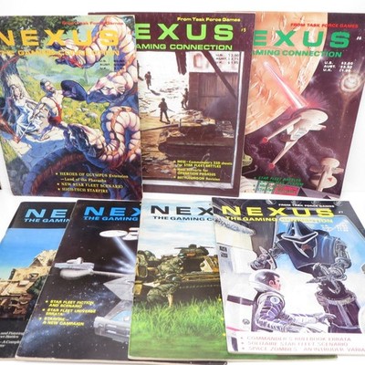 Nexus The Gaming Connection Task Force Games 1982-87 Lot of 7