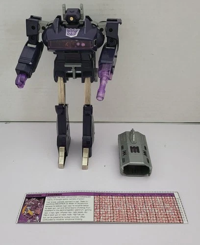 Transformers G1 Shockwave 100% Complete Vintage Lights/Sound Works