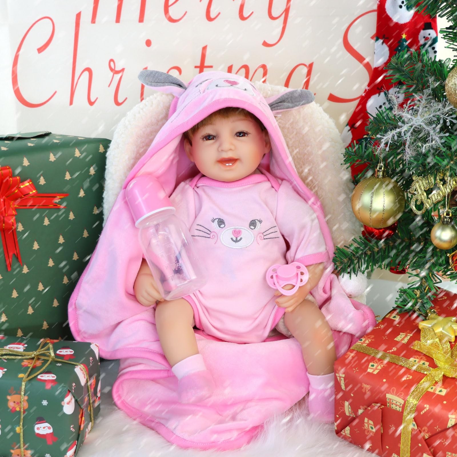 JRLCGYP Lifelike Reborn Baby Dolls Girl, 16