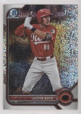 2022 Bowman Draft Chrome Sparkle Refractor Justin Boyd #BDC-13 n1u