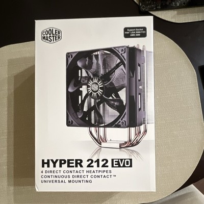 Cooler Master Hyper 212 EVO CPU Heatsink Fan 120mm 4-Pin RR-212E-20PK-R2