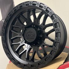 4 20x10lock Off-road Combat Matte Black 8x180 Silverado 2500 Hd Sierra 2500